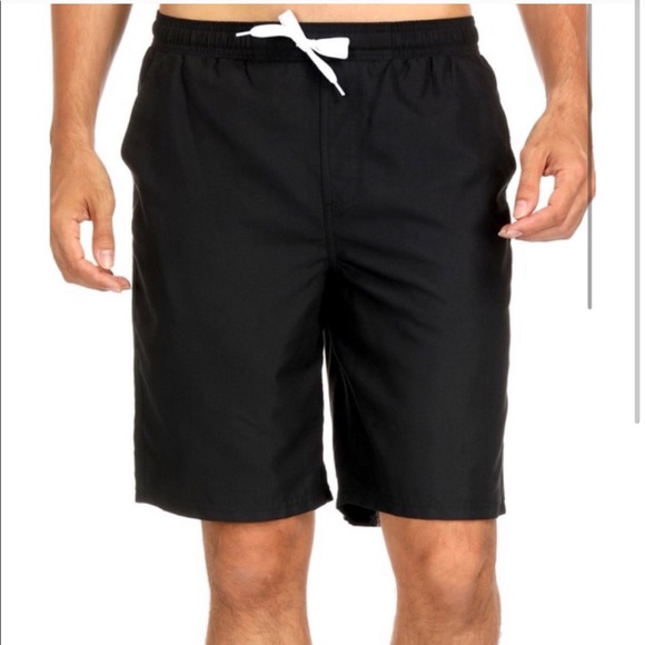 NWT! Clearance 🔥Mens retro style black swim trunks - Picture 3 of 3
